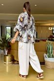 Sa Caleta Anemone Bubble Blouse Black /10 =